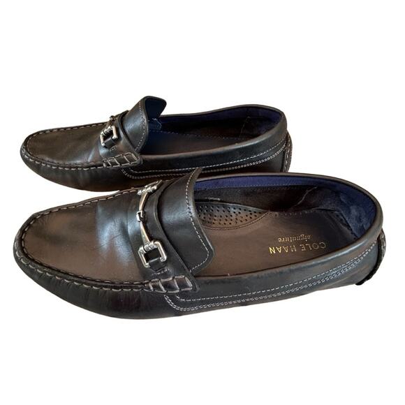 Cole Haan Signature Grand.OS Link Bit Loafer Drivers Size 10 - Picture 7 of 8